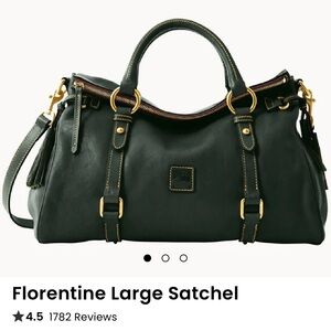 ***IN SEARCH OF POST*** Dooney & Bourke Florentine Satchel in Ivy Dark Green